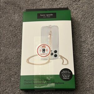 Kate Spade Gold Phone Crossbody Chain